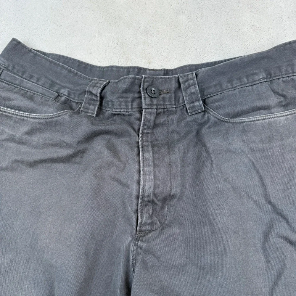 The North Face Mens Gray Cotton Chino Shorts Size 34 Long Hiking‎ Casual Outdoor
